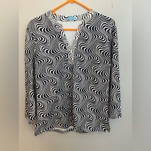J‎ McLaughlin Size Medium Catalina Knit  Top